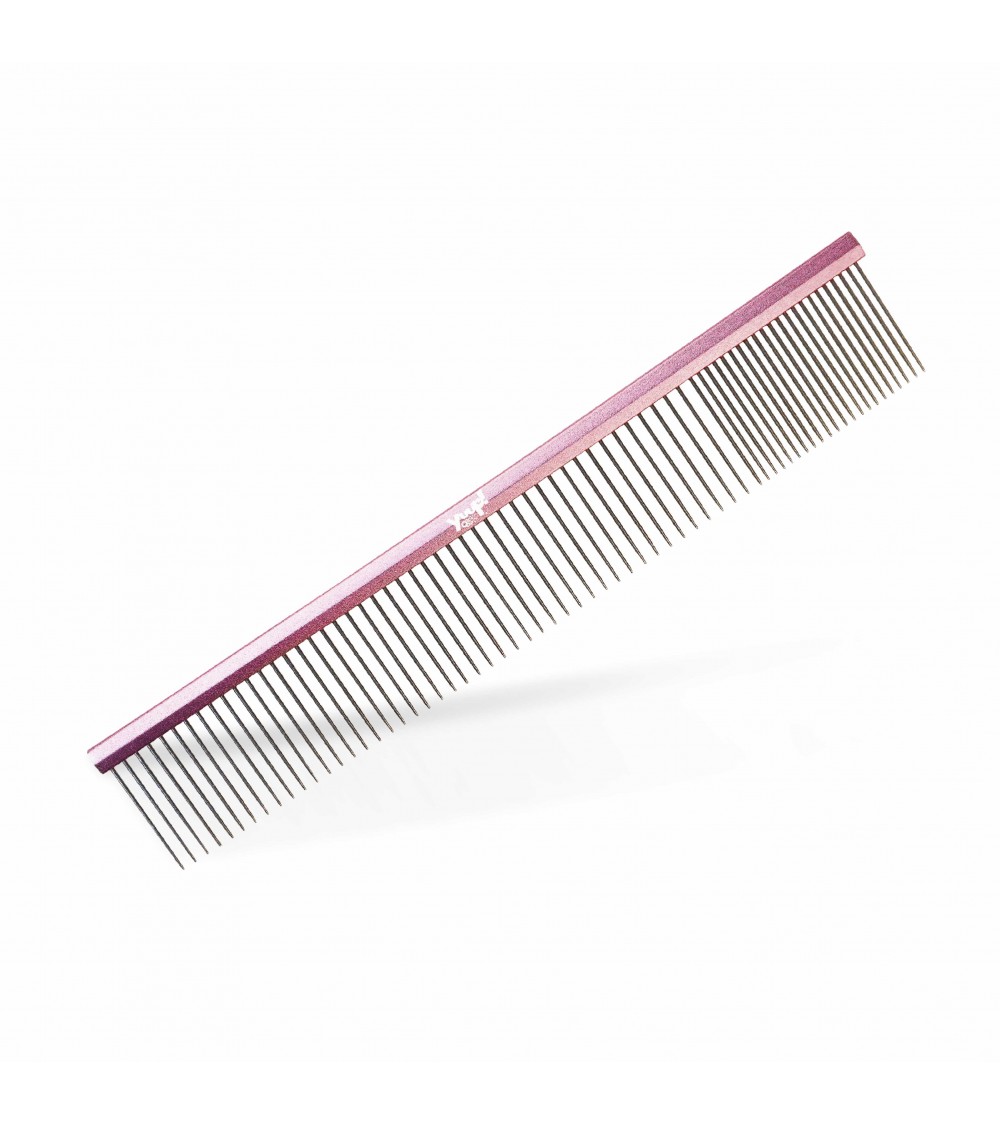 Yuup!® "PinkComb" Professioneller doppelseitiger Frisierkamm
