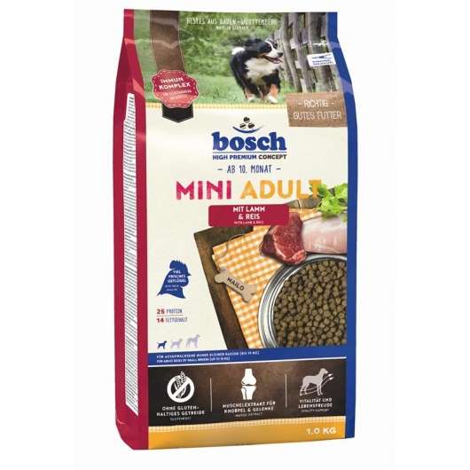 Bosch Mini Adult Lamm & Reis - 1 Kg