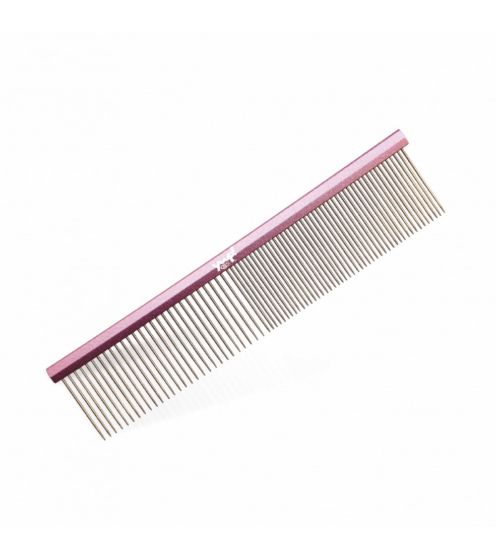 Yuup!® "PinkComb" Professioneller doppelseitiger Frisierkamm
