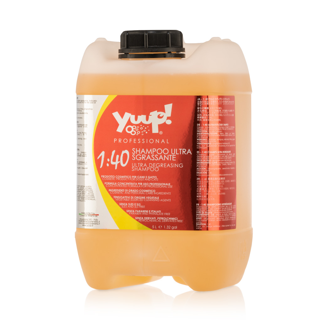 Yuup!® Professionelles 1:40 Ultra-Entfettungsshampoo 5l