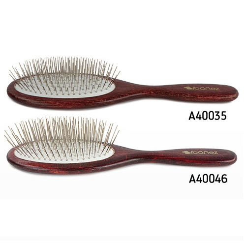 IBÁÑEZ® Drahtbürste mit Metallstiften 18mm und Holzgriff