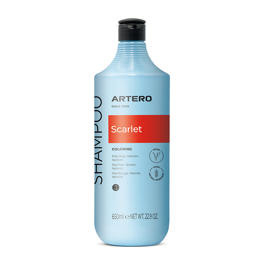 ARTERO® Farbauffrischendes Hundeshampoo "SCARLET" für rot-braune Fellfarben 650ml