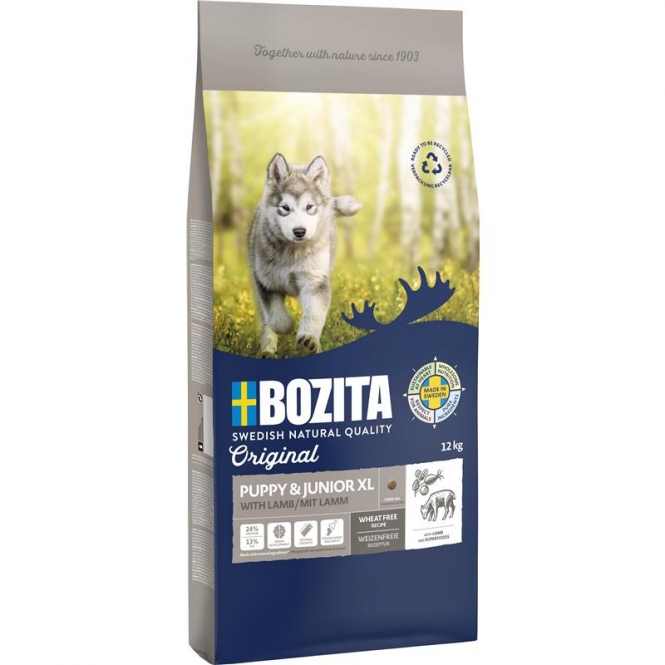 Bozita Original Puppy & Junior Lamb XL - 12 kg