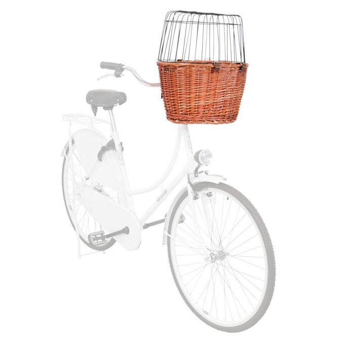 Trixie Front-Hundefahrradkorb aus Weide - natur Trixie Front-Hundefahrradkorb aus Weide - natur