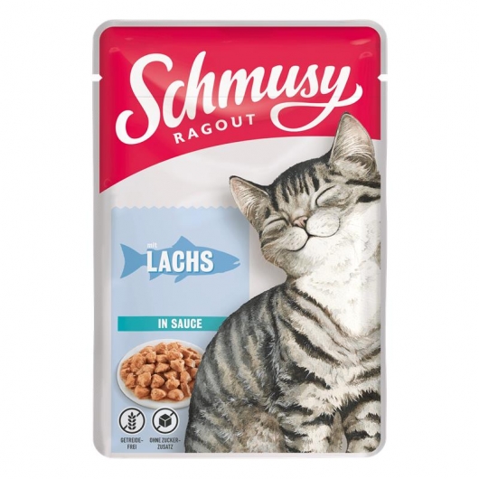 Schmusy Ragout mit Lachs in Sauce 100g Schmusy Ragout mit Lachs in Sauce 100g