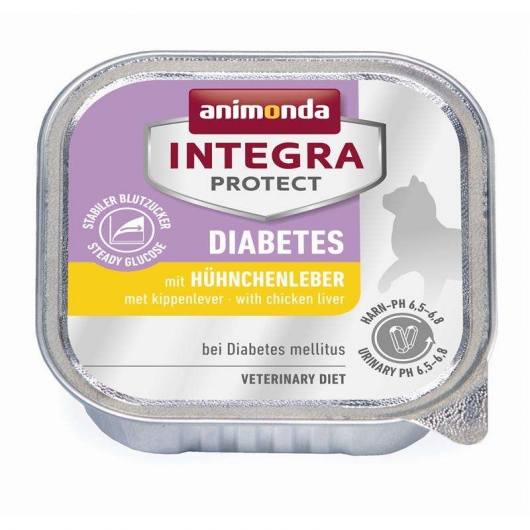 Animonda Cat Schale Integra Protect Diabetes mit Hühnchenleber 100g Animonda Cat Schale Integra Protect Diabetes mit Hühnchenleber 100g