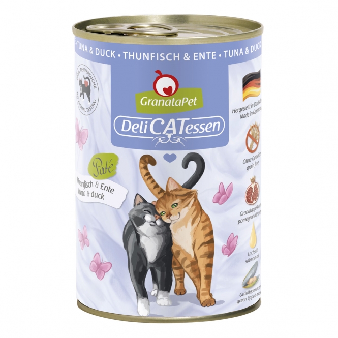 GranataPet Delicatessen Dose Thunfisch & Ente - 400 g GranataPet Delicatessen Dose Thunfisch & Ente - 400 g