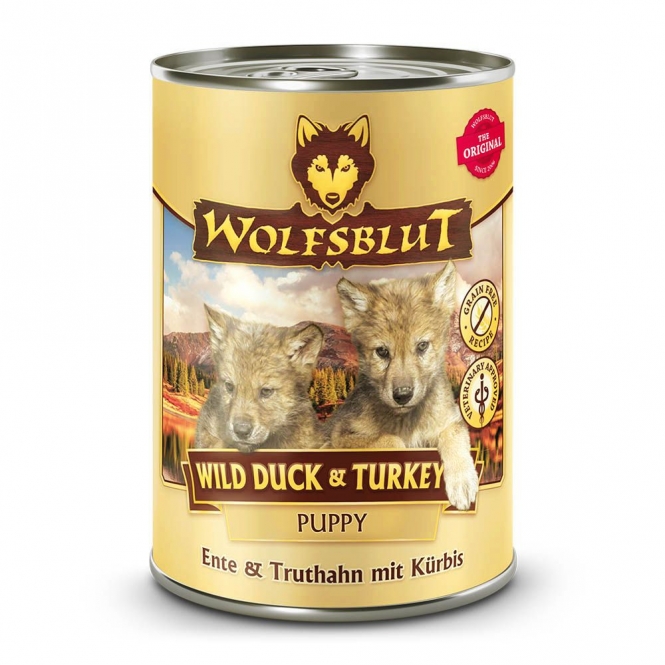 Wolfsblut Dose Wild Duck & Turkey Puppy 395g Wolfsblut Dose Wild Duck & Turkey Puppy 395g
