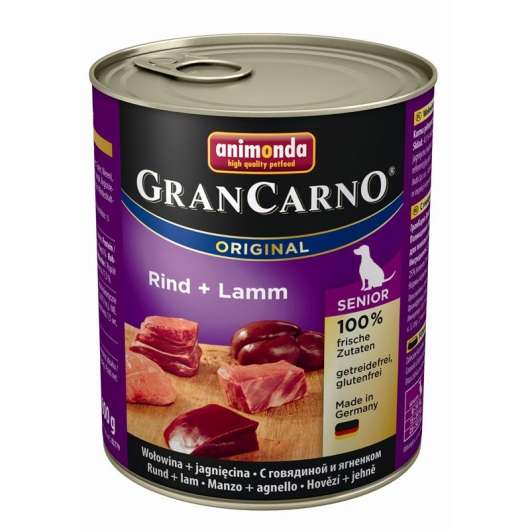 Animonda Dog Dose GranCarno Senior Rind & Lamm 800g Animonda Dog Dose GranCarno Senior Rind & Lamm 800g