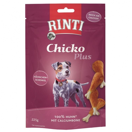 Rinti Chicko Plus Hähnchenschenkel mit Calciumbone 225 g Rinti Chicko Plus Hähnchenschenkel mit Calciumbone 225 g