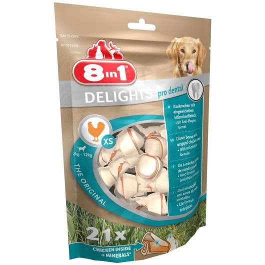 8in1 Dental Delights XS - Beutel, 21er 8in1 Dental Delights XS - Beutel, 21er