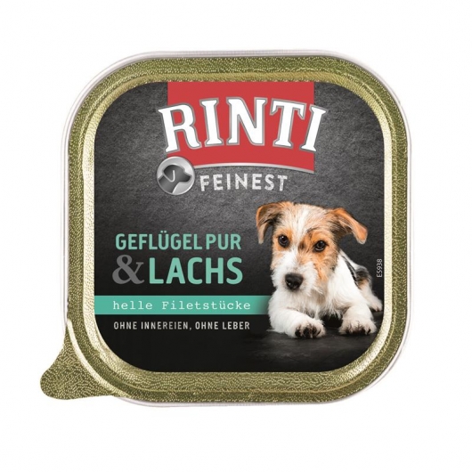 Rinti Schale Feinest Geflügel & Lachs 150g Rinti Schale Feinest Geflügel & Lachs 150g