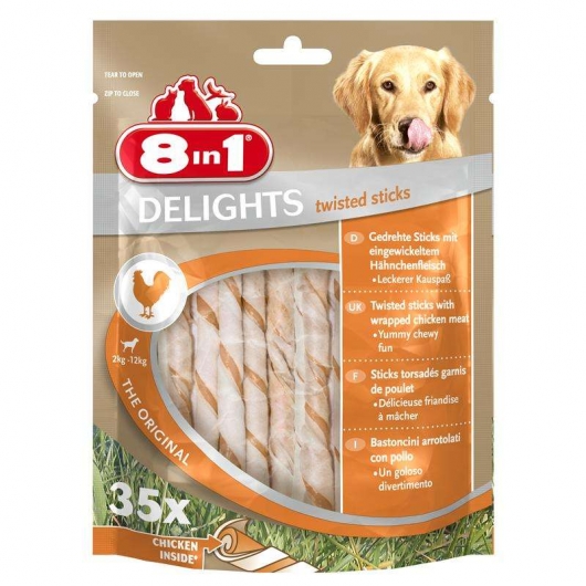 8in1 Delights Twisted Sticks 35 Stück 8in1 Delights Twisted Sticks 35 Stück