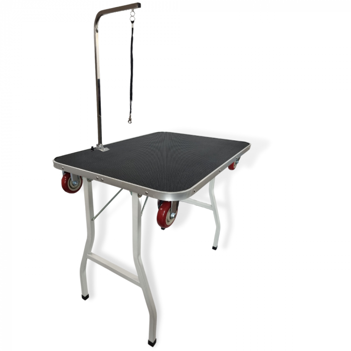 HUNDEPFLEGETISCH PREMIUM MIT TROLLEYFUNKTION RUTSCHFESTE ARBEITSPLATTE 91 X 61 X 76 CM HUNDEPFLEGETISCH PREMIUM MIT TROLLEYFUNKTION RUTSCHFESTE ARBEITSPLATTE 91 X 61 X 76 CM