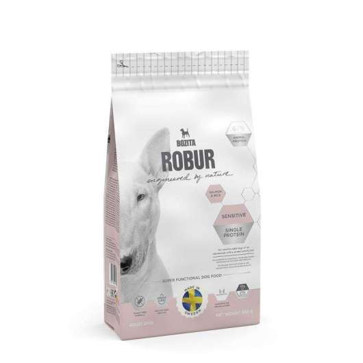 Bozita Robur Sensitive Single Protein Salmon - 12,5 kg