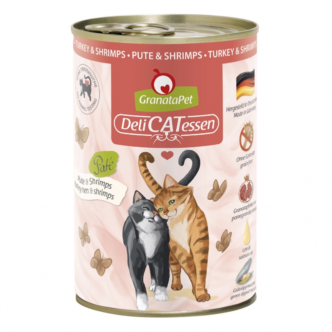 GranataPet Delicatessen Dose Pute & Shrimps - 400 g GranataPet Delicatessen Dose Pute & Shrimps - 400 g