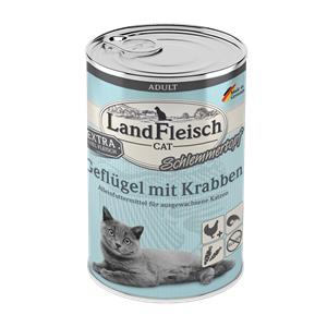 Landfleisch Cat Adult Schlemmertopf mit Geflügel & Krabben 400 g Landfleisch Cat Adult Schlemmertopf mit Geflügel & Krabben 400 g