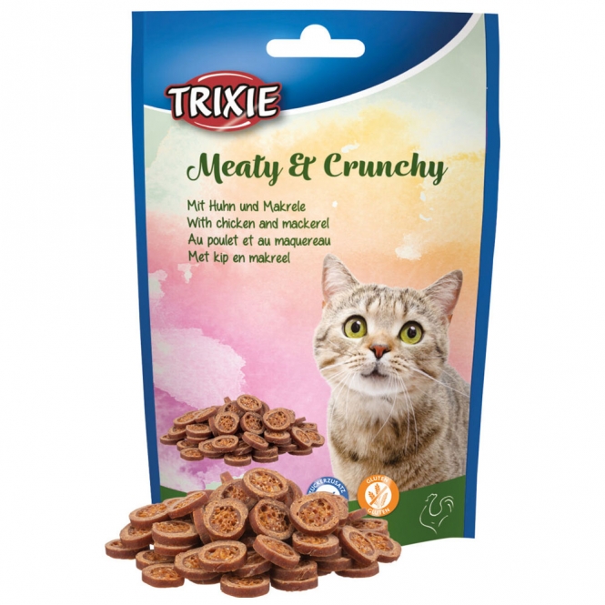 Trixie Meaty & Crunchy mit Huhn & Makrele - 50g Trixie Meaty & Crunchy mit Huhn & Makrele - 50g