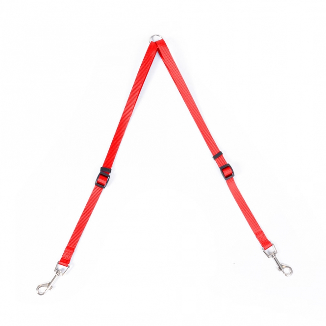 Duvoplus Nylon-Kupplungsstück für Hundeleine - Rot Duvoplus Nylon-Kupplungsstück für Hundeleine - Rot