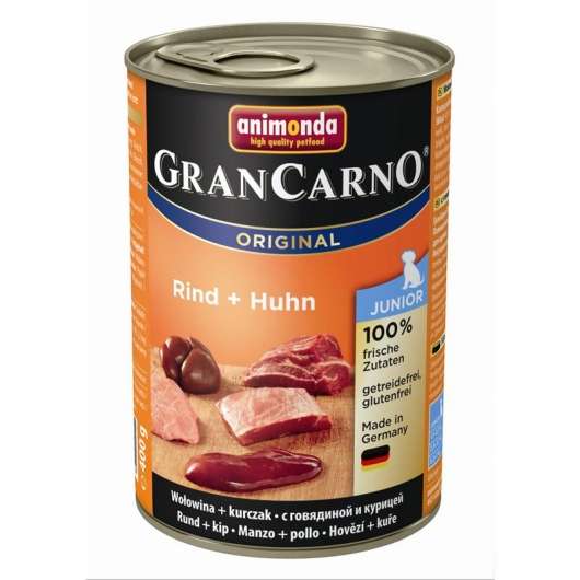 Animonda Dog Dose GranCarno Junior Rind & Huhn 400g Animonda Dog Dose GranCarno Junior Rind & Huhn 400g