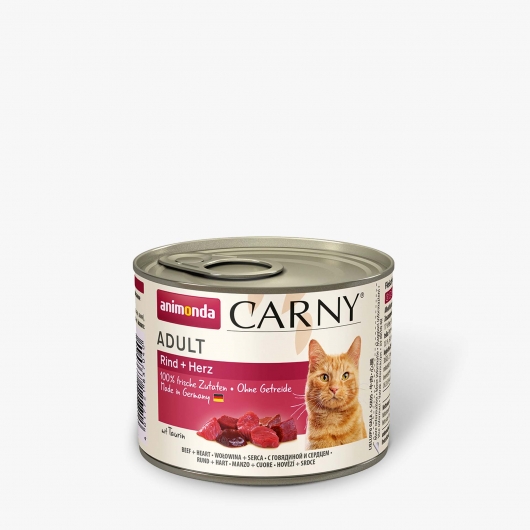 Animonda Cat Dose Carny Adult Rind & Herz - 200 g Animonda Cat Dose Carny Adult Rind & Herz - 200 g