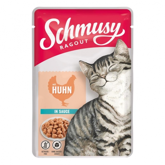 Schmusy Ragout mit Huhn in Sauce 100g Schmusy Ragout mit Huhn in Sauce 100g