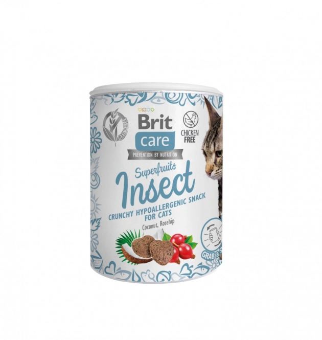 Brit Care Cat Snack Superfruits - Insect 100g Brit Care Cat Snack Superfruits - Insect 100g