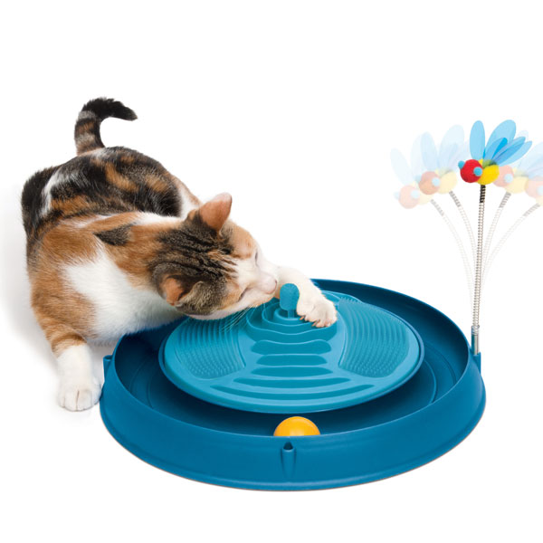 CATIT Play-n-Scratch mit Massagematte - Blau CATIT Play-n-Scratch mit Massagematte - Blau