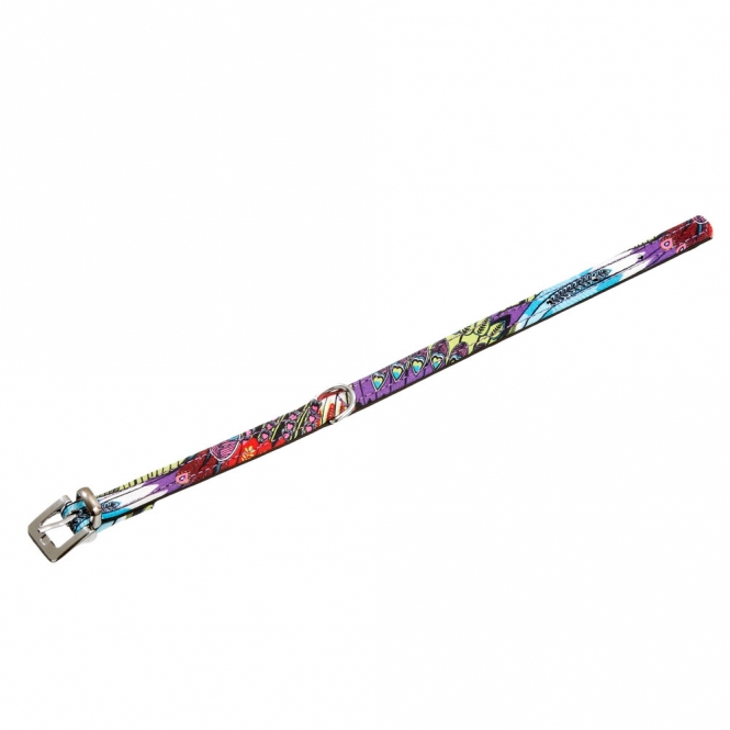 Karlie Halsband Peacock - grün/schwarz - 24 cm / 10 mm Karlie Halsband Peacock - grün/schwarz - 24 cm / 10 mm