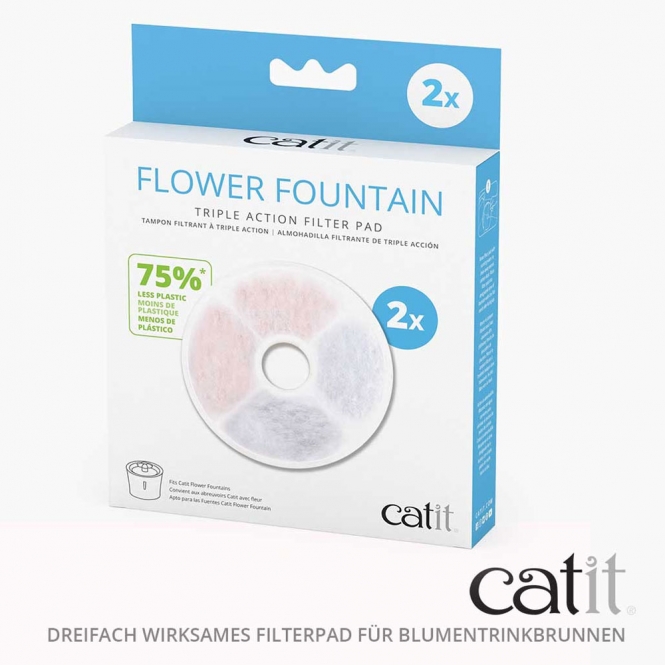 Catit Triple Action Filter rahmenlos - 2 Stück Catit Triple Action Filter rahmenlos - 2 Stück