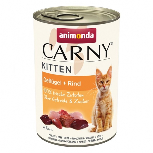 Animonda Carny Kitten Geflügel & Rind - 400g Animonda Carny Kitten Geflügel & Rind - 400g