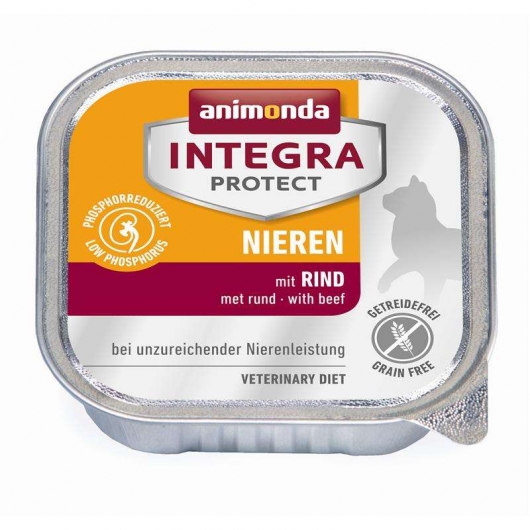 Animonda Cat Schale Integra Protect Niere mit Rind 100g Animonda Cat Schale Integra Protect Niere mit Rind 100g