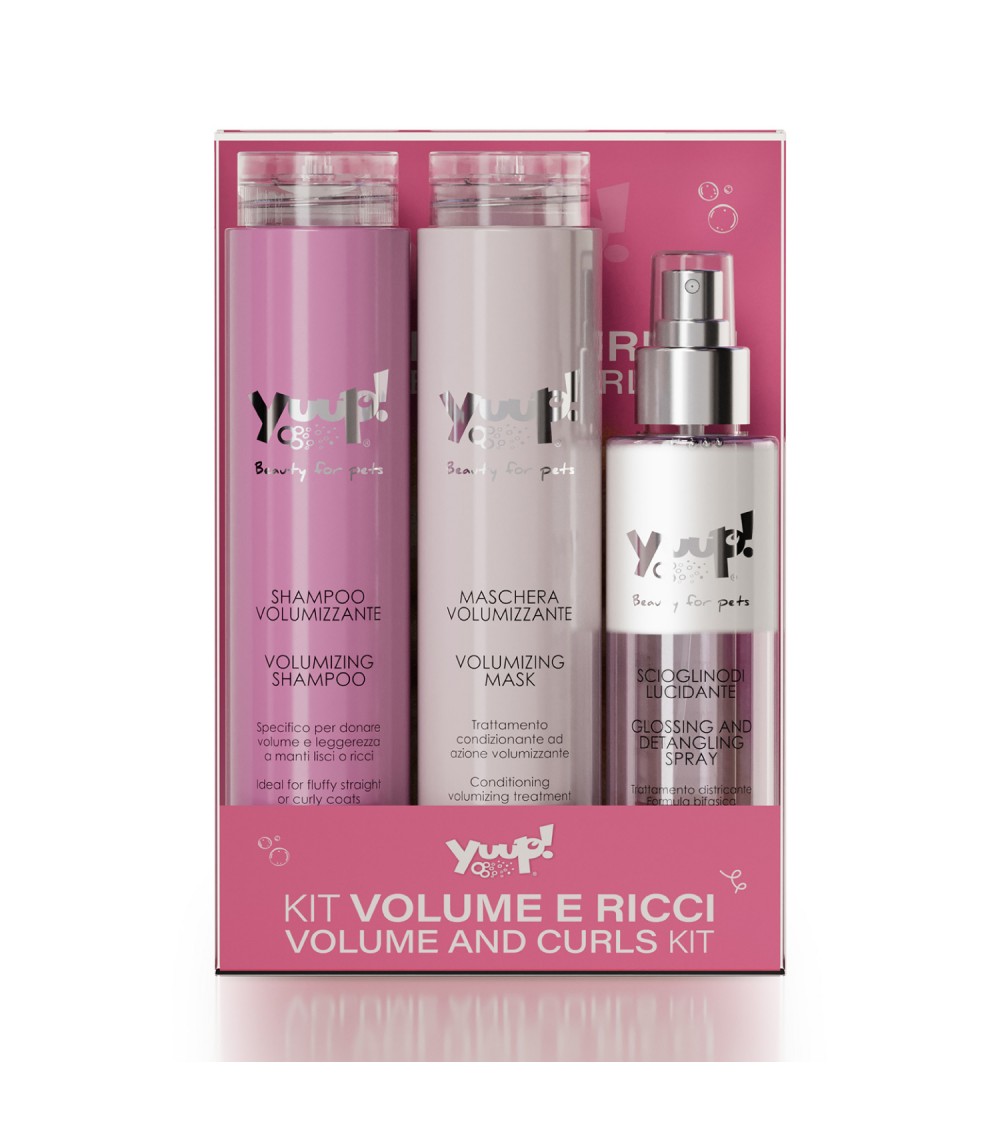 Yuup!® Pflege-Set "Volumen" für langes und lockiges Fell Yuup!® Pflege-Set "Volumen" für langes und lockiges Fell