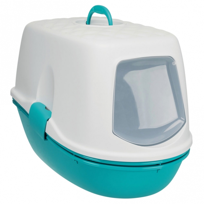 Trixie Katzentoilette Berto Top mit Trennsystem - türkis Trixie Katzentoilette Berto Top mit Trennsystem - türkis