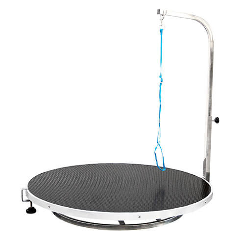 Vivog® Runder, rotierender Aufsatztisch (Ø 70 cm, schwarz) Vivog® Runder, rotierender Aufsatztisch (Ø 70 cm, schwarz)