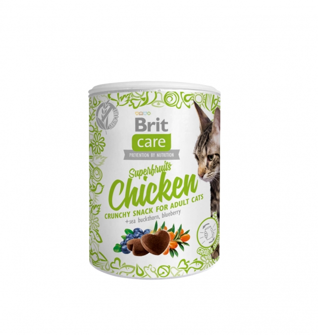 Brit Care Cat Snack Superfruits - Chicken 100g Brit Care Cat Snack Superfruits - Chicken 100g