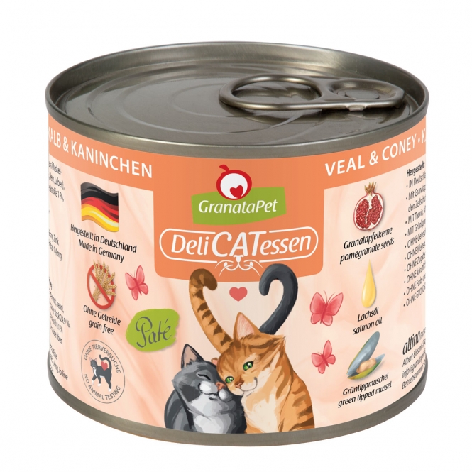 GranataPet Delicatessen Dose Kalb & Kaninchen - 200 g GranataPet Delicatessen Dose Kalb & Kaninchen - 200 g