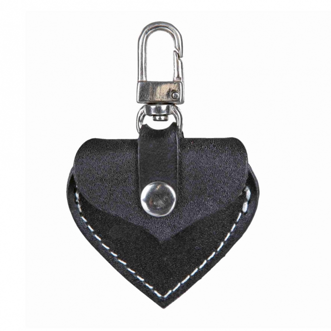 Trixie Adressherzchen aus Leder - schwarz Trixie Adressherzchen aus Leder - schwarz