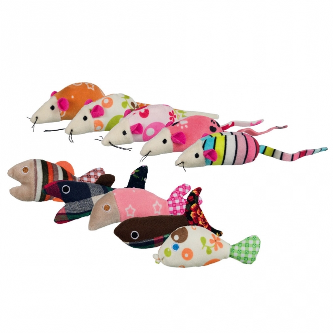 Trixie Katzenspielzeug Maus oder Fisch Trixie Katzenspielzeug Maus oder Fisch
