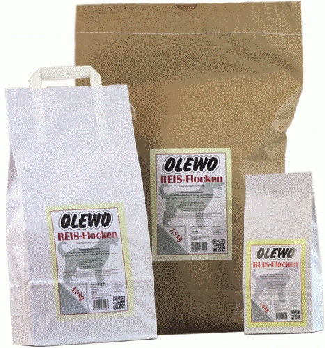 Olewo Reis-Flocken - 1 kg Olewo Reis-Flocken - 1 kg