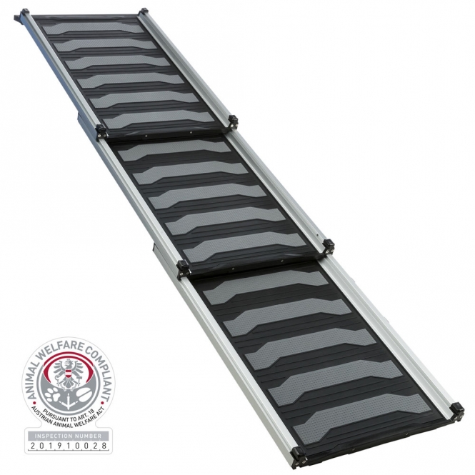 Trixie 3-fach Teleskop-Rampe, Aluminium/TPR Trixie 3-fach Teleskop-Rampe, Aluminium/TPR
