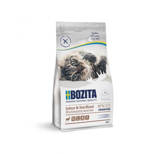 Bozita Indoor & Sterilised Grainfree Reindeer - 10 kg Bozita Indoor & Sterilised Grainfree Reindeer - 10 kg