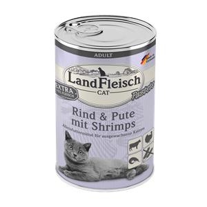 Landfleisch Cat Adult Pastete Rind, Pute & Shrimps - 400 g Landfleisch Cat Adult Pastete Rind, Pute & Shrimps - 400 g
