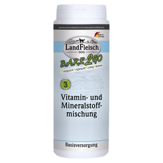 LandFleisch B.A.R.F.2GO Vitamin- und Mineralstoffmischung 250g LandFleisch B.A.R.F.2GO Vitamin- und Mineralstoffmischung 250g