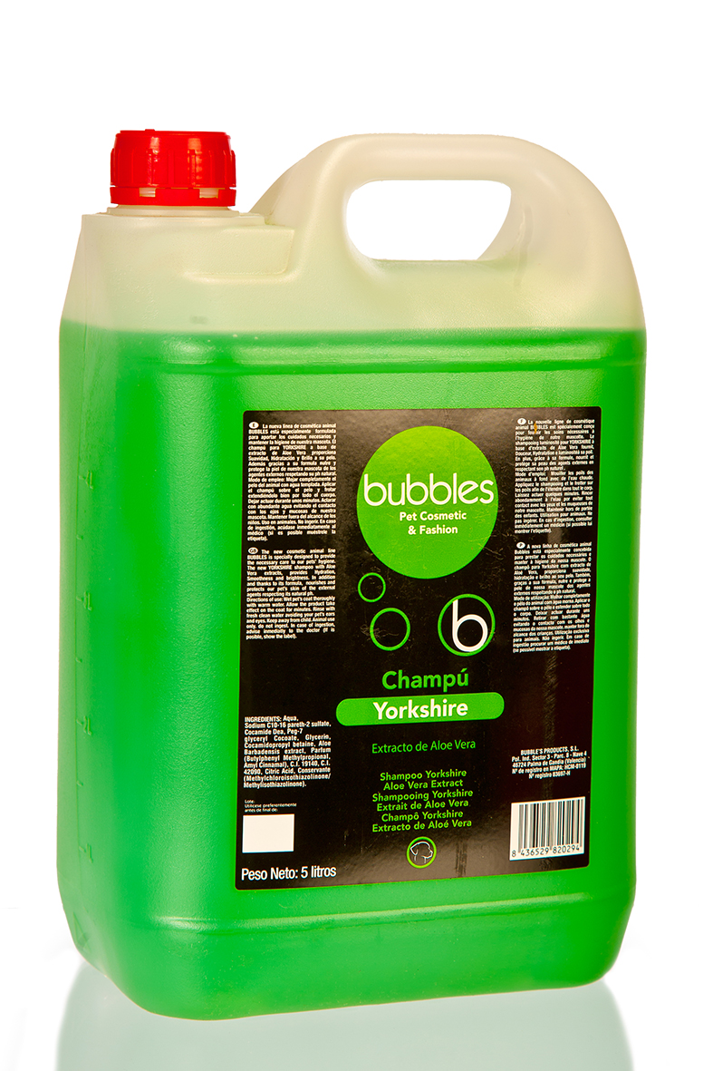 Bubbles® Yorkshire Hundeshampoo mit Aloe Vera 5000 ml Bubbles® Yorkshire Hundeshampoo mit Aloe Vera 5000 ml