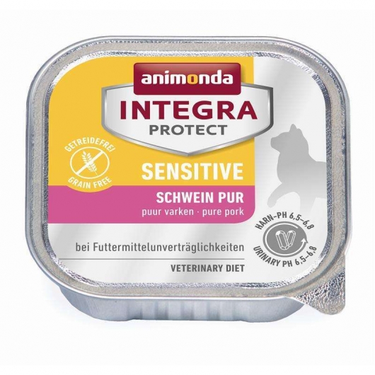Animonda Cat Schale Integra Protect Sensitiv mit Schwein pur 100g Animonda Cat Schale Integra Protect Sensitiv mit Schwein pur 100g