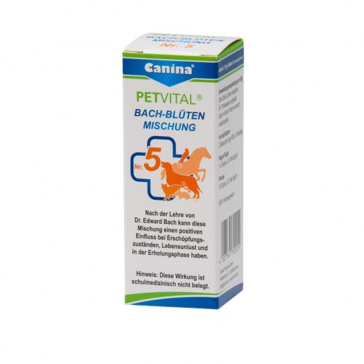 Canina Pharma Petvital Bachblüten Nr. 5 - Erschöpfung 10g Canina Pharma Petvital Bachblüten Nr. 5 - Erschöpfung 10g