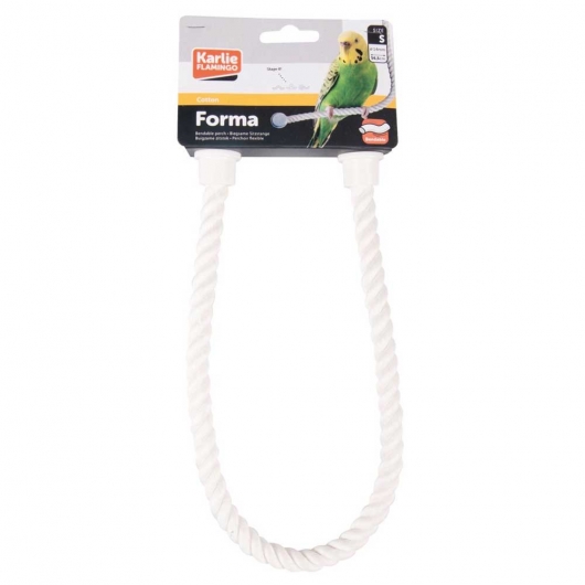Karlie Flamingo flexible Sitzstange aus Seil - 57 cm / 1,4 cm Karlie Flamingo flexible Sitzstange aus Seil - 57 cm / 1,4 cm