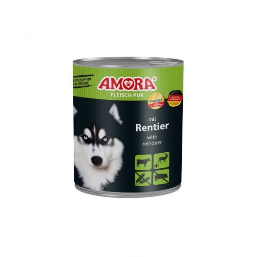 AMORA Dog Fleisch Pur Rentier 800g AMORA Dog Fleisch Pur Rentier 800g