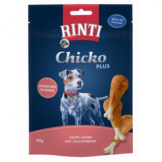 Rinti Chicko Plus Hähnchenschenkel 80g Rinti Chicko Plus Hähnchenschenkel 80g
